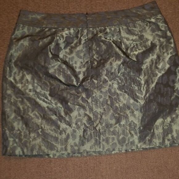 Gap animal print skirt w/ front pockets - Picture 3 of 5